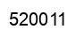 Number 520011 black image