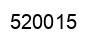 Number 520015 black image