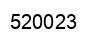Number 520023 black image
