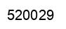 Number 520029 black image