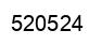 Number 520524 black image