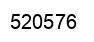 Number 520576 black image