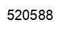 Number 520588 black image