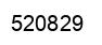 Número 520829 imagen negro
