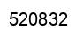 Number 520832 black image