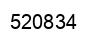Number 520834 black image