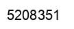 Number 5208351 black image