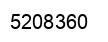 Number 5208360 black image