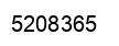 Number 5208365 black image