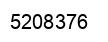 Number 5208376 black image