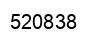 Number 520838 black image