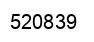 Number 520839 black image