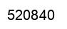 Number 520840 black image
