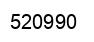 Número 520990 imagen negro