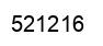 Number 521216 black image