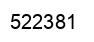 Number 522381 black image