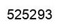 Number 525293 black image