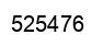 Number 525476 black image