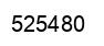 Number 525480 black image