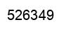 Number 526349 black image