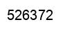 Número 526372 imagen negro
