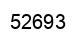 Number 52693 black image