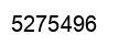 Número 5275496 imagen negro