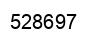 Number 528697 black image