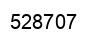 Number 528707 black image