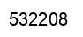 Number 532208 black image