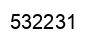 Number 532231 black image
