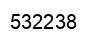 Number 532238 black image
