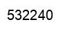 Number 532240 black image
