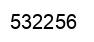 Número 532256 imagen negro