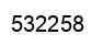 Number 532258 black image