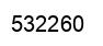 Número 532260 imagen negro