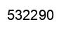 Number 532290 black image