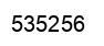 Number 535256 black image