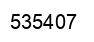 Number 535407 black image