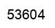 Number 53604 black image