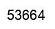 Number 53664 black image
