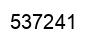 Number 537241 black image