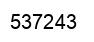 Number 537243 black image