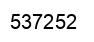 Number 537252 black image