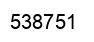 Number 538751 black image