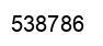 Número 538786 imagen negro