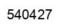 Number 540427 black image