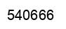 Number 540666 black image