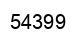Número 54399 imagen negro