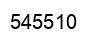 Number 545510 black image